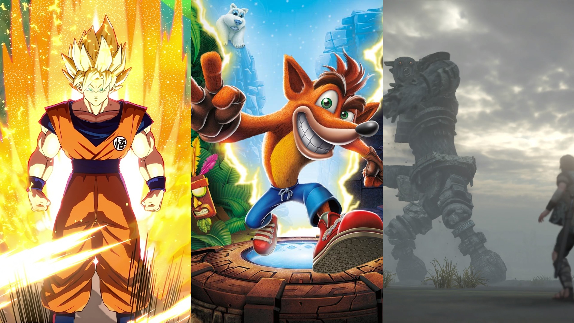 Top 10 Communauté 2018 Dragon Ball Fighter Z, Crash Bandicoot, Shadow of the Colossus